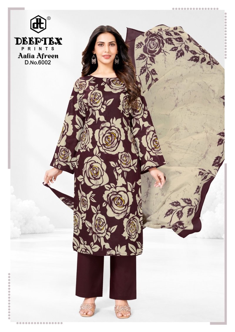 Aalia Afreen Vol 6 By Deeptex Cotton Printed Dress Material 